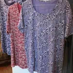 Pullover Stretch Top, Size XL